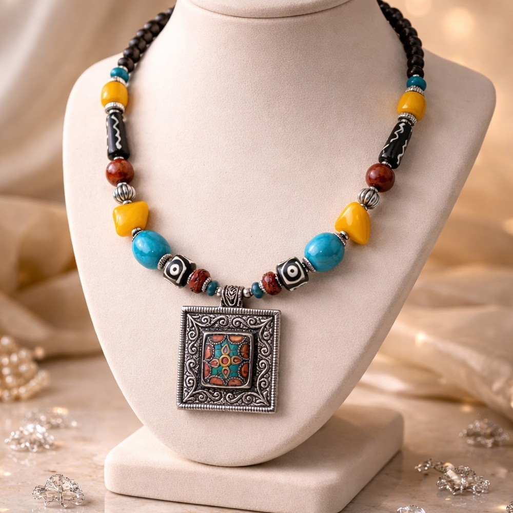 DENKAYS STATEMENT NECKLACE